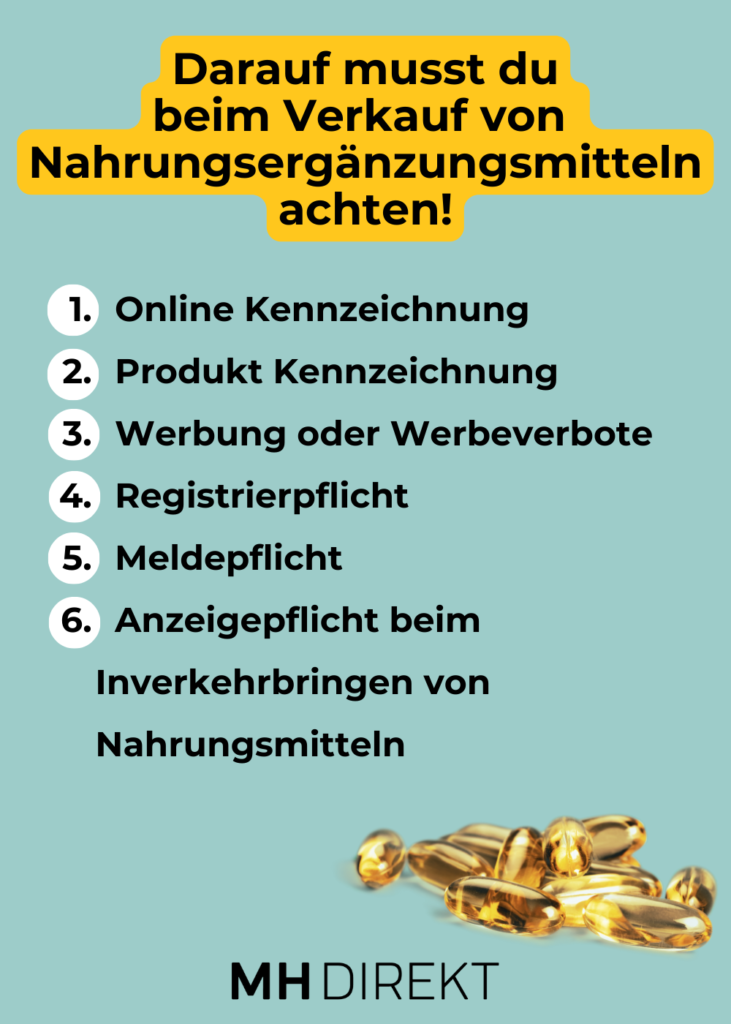 Nahrungsergänzungsmittel verkaufen supplements verkaufen online